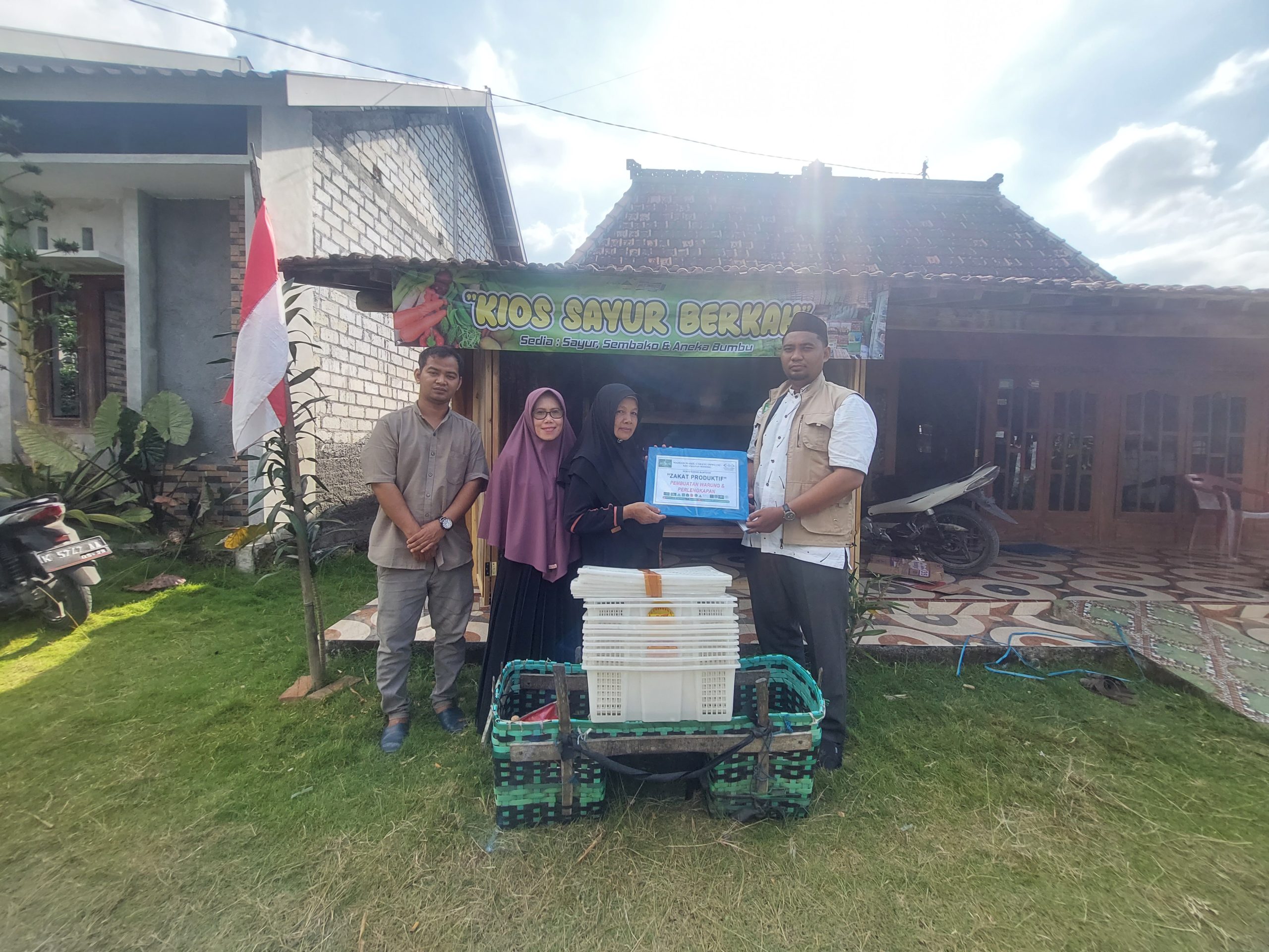 Zakat Produktif Kembali menyalurkan bantuan di Desa Danyangmulyo Dk. Dukoh Kecamatan Winong September 2025